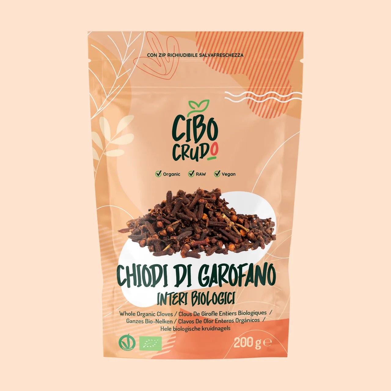 Confezione Chiodi di Garofano Interi Biologici SpeziaViva da 200g